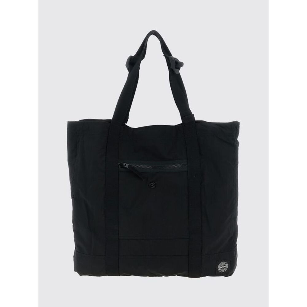 Stone Island Shoulder Bag Men Black